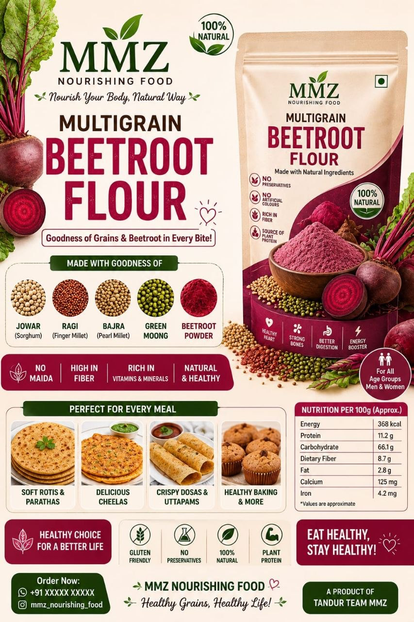 Multigrain Beetroot Flour product information